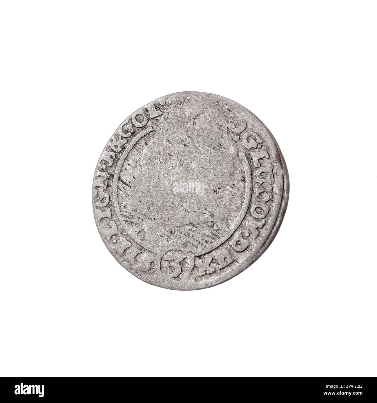 The 1659 3 Krajcary coin of Prince Ludwik IV of Legnica features Piast ...