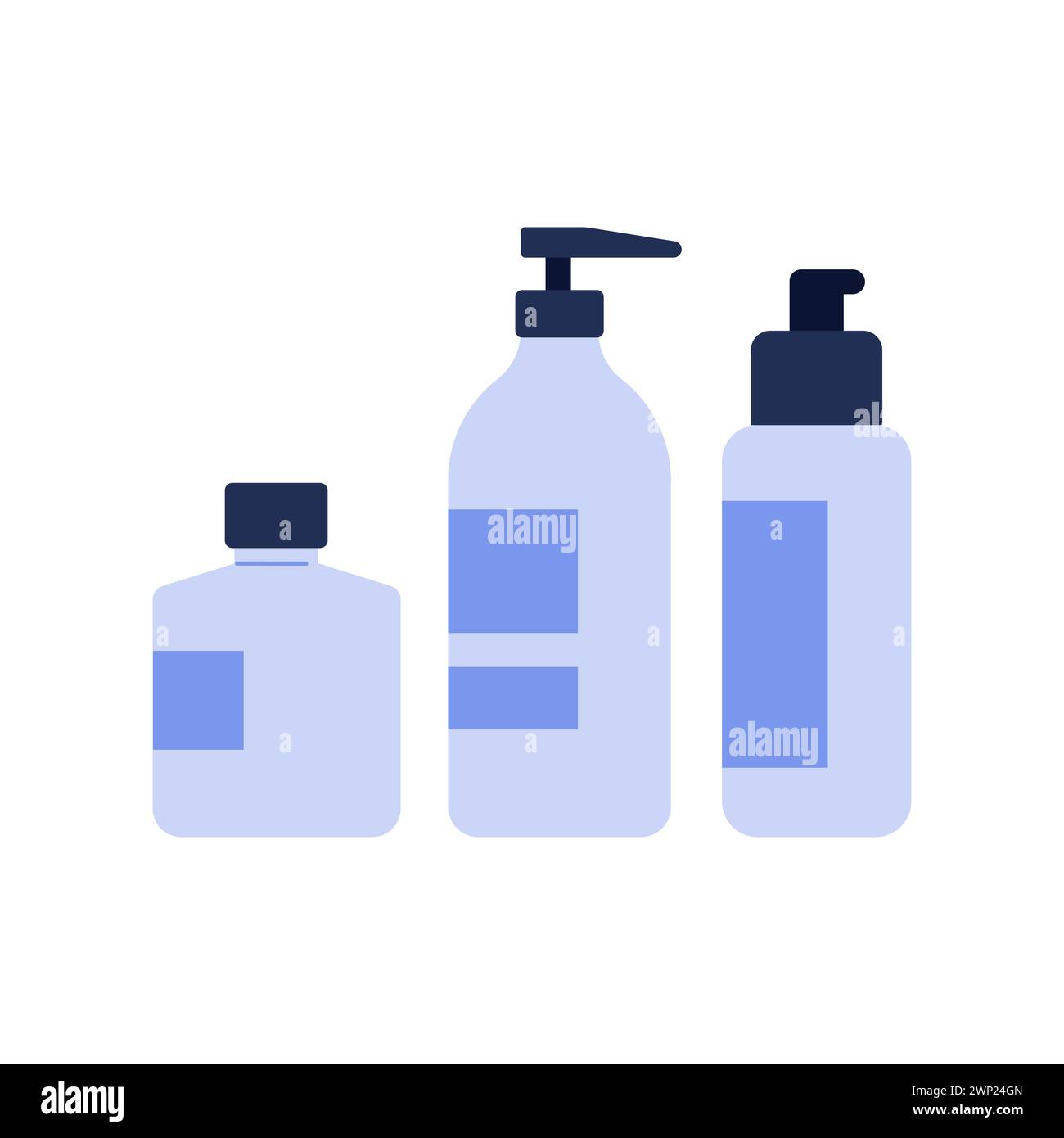 Hair products bottles Stock Vector Images - Alamy