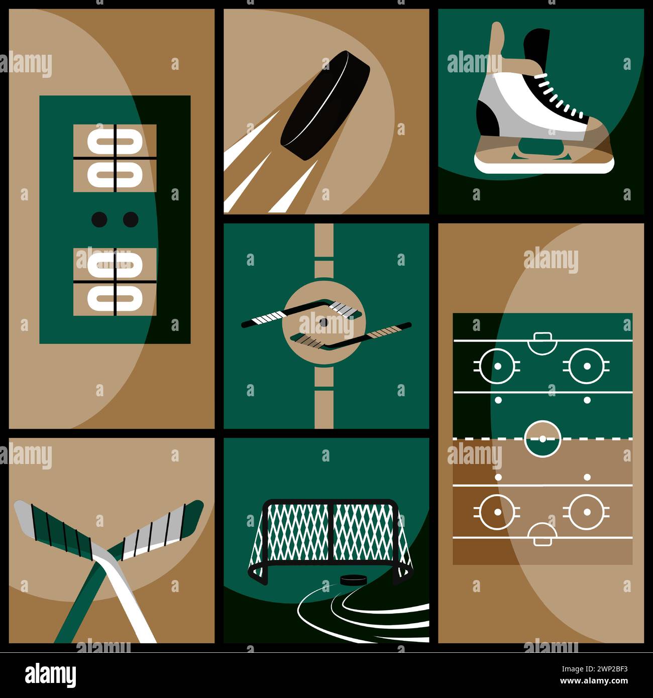 Puck cover Stock Vector Images Alamy