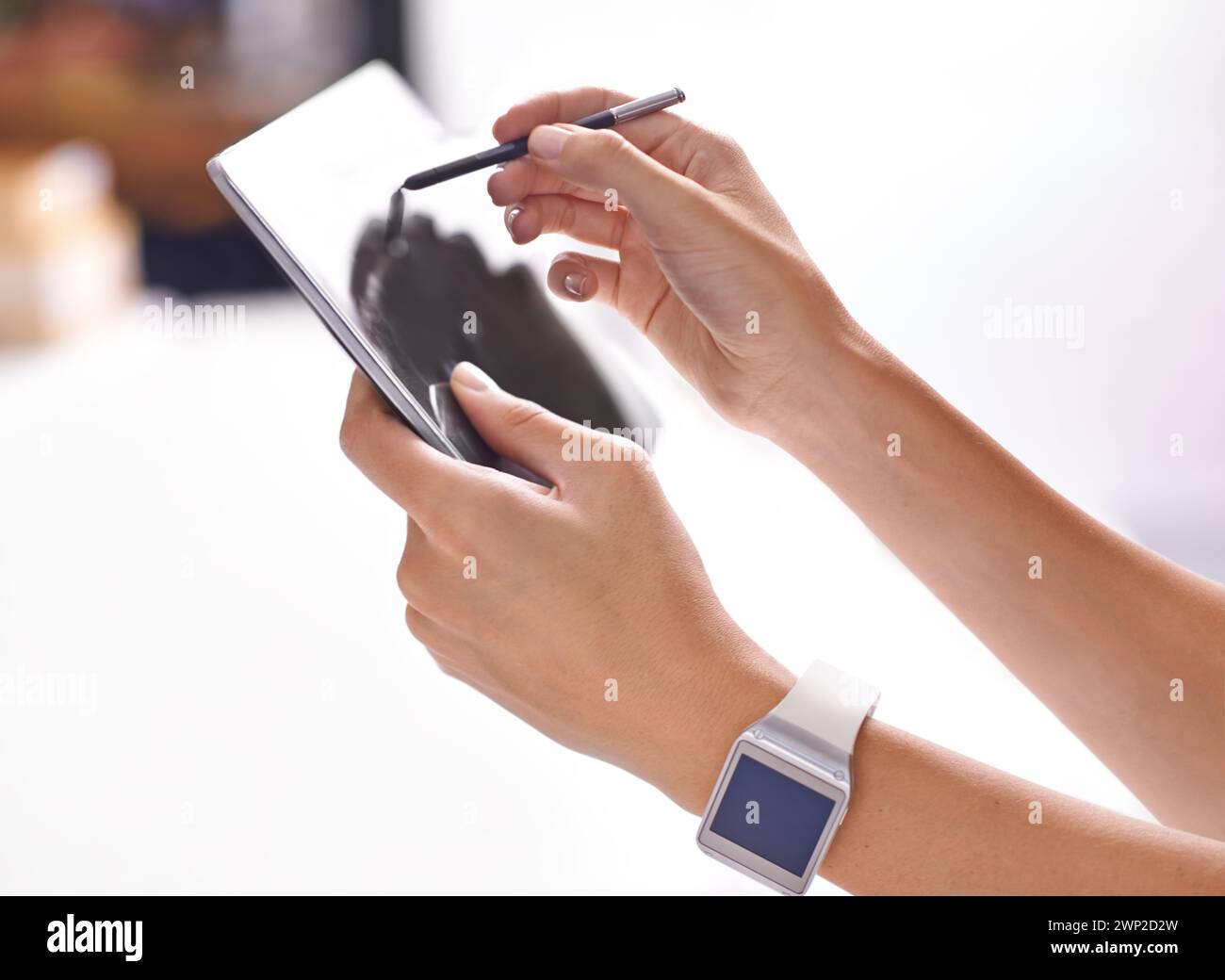 Digital hand drawing hi-res stock photography and images - Alamy