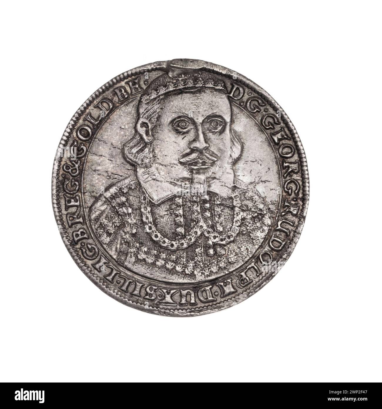 A posthumous 1/8 thaler from 1653 for Prince Jerzy Rudolf of Legnica ...