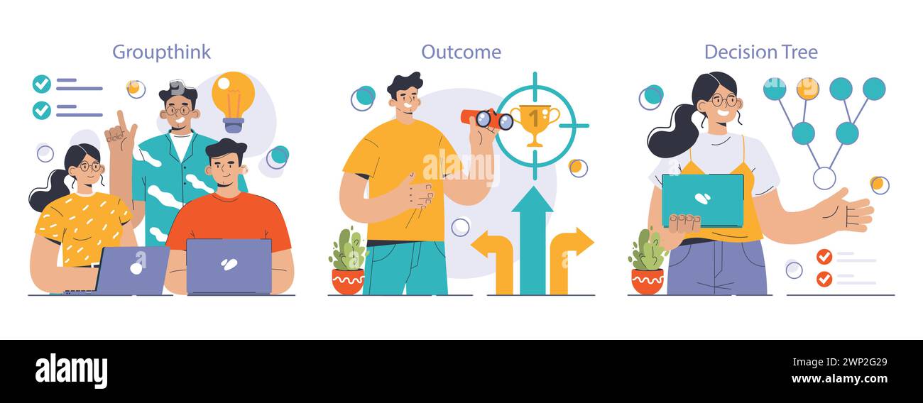 decision-making-set-strategic-thinking-brainstorming-and-solution