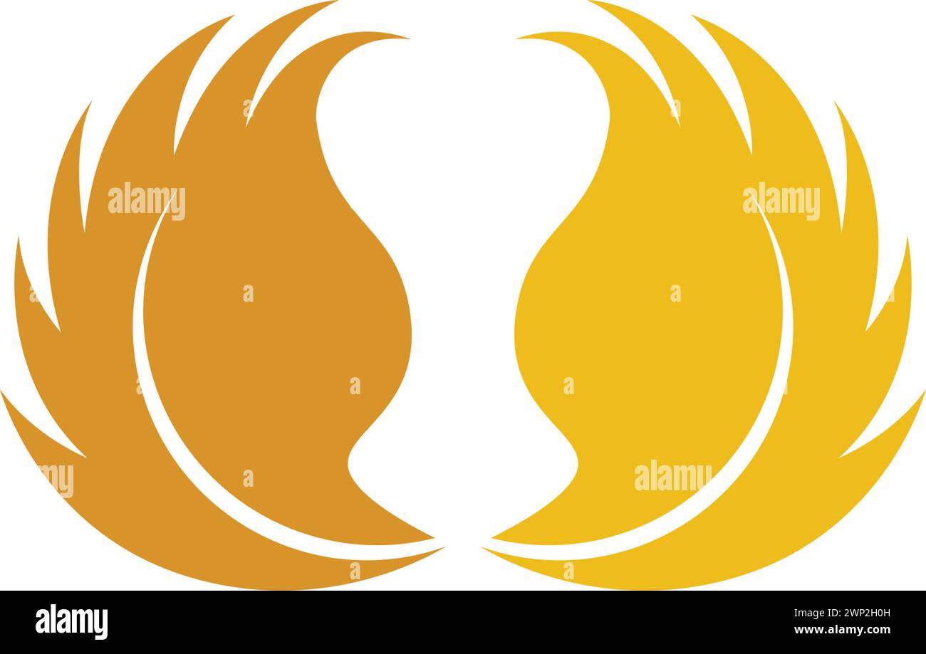 Swan logo Template vector illustration design Stock Vector