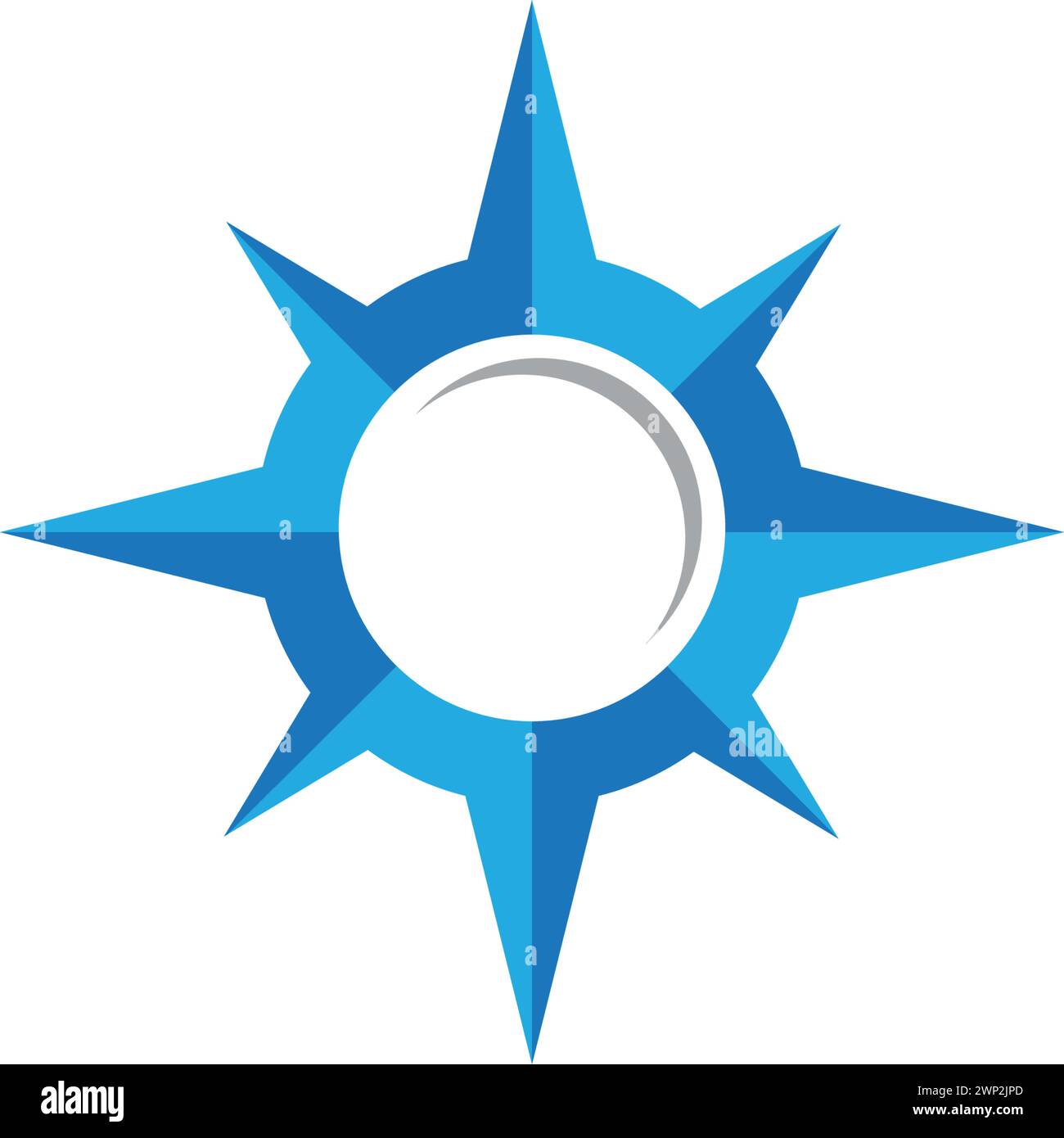Compass Logo Template vector icon illustration design Stock Vector