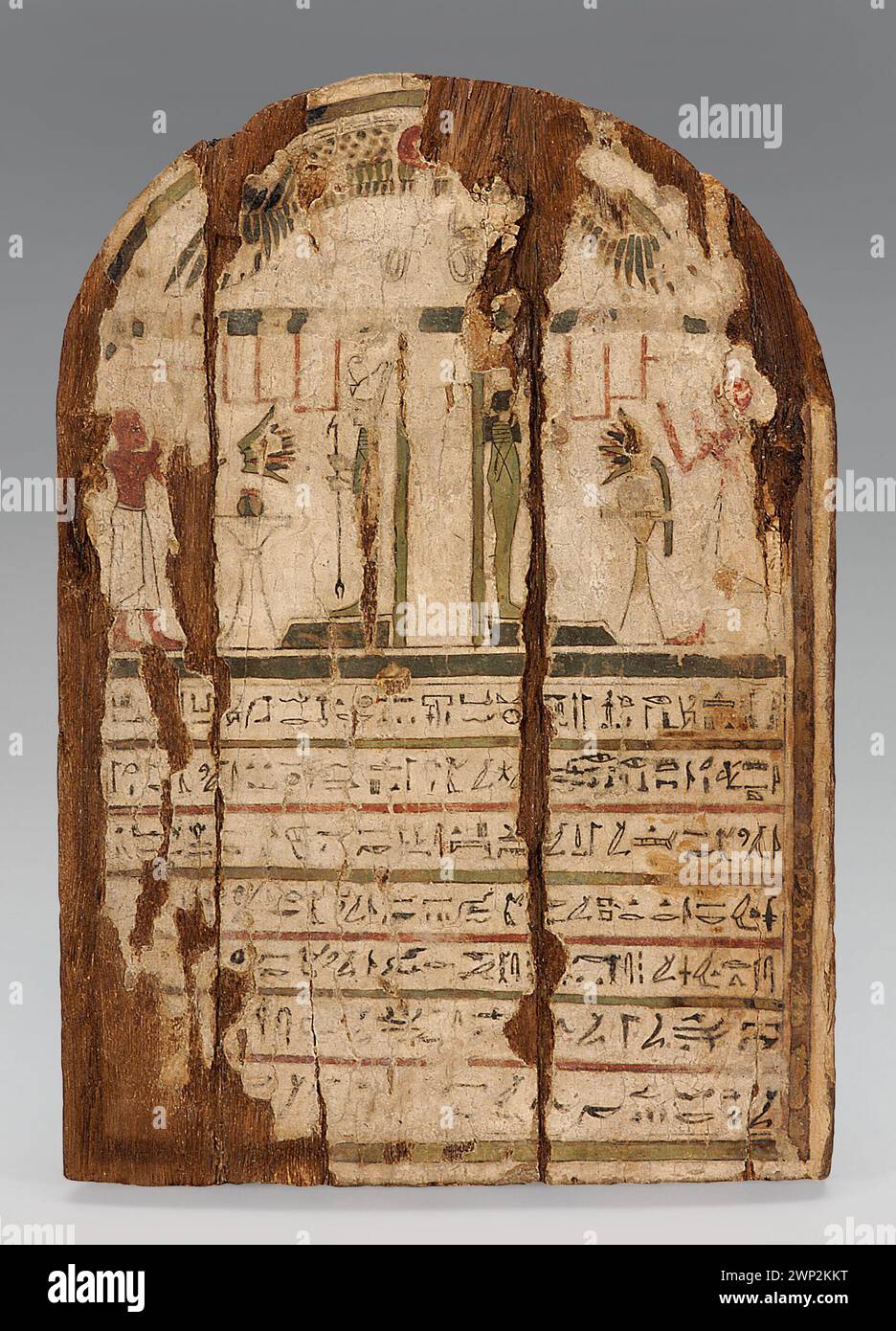 A stela from the Late Period into the Ptolemaic era, belonging to ...