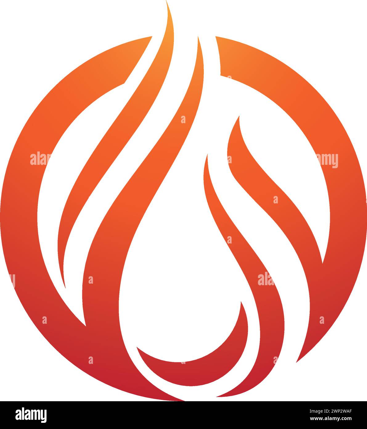 Fire flame Logo Template vector icon Oil, gas and energy logo concept ...