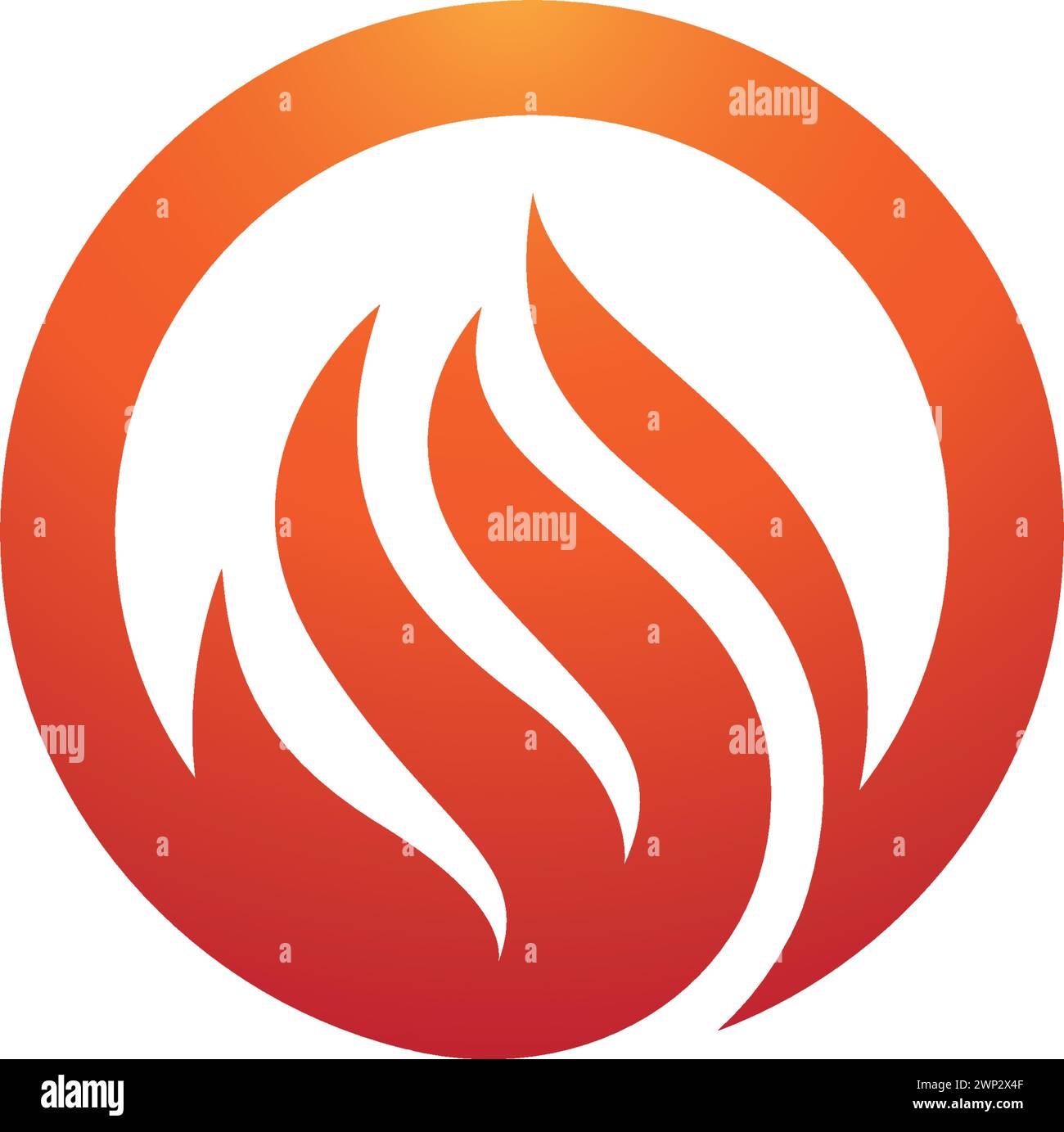 Fire flame Logo Template vector icon Oil, gas and energy logo concept Stock Vector