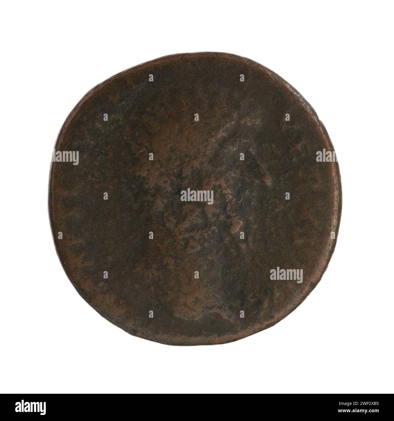 Sesterce coin depicting Roman emperor Lucius Verus, with Imperial Roman ...