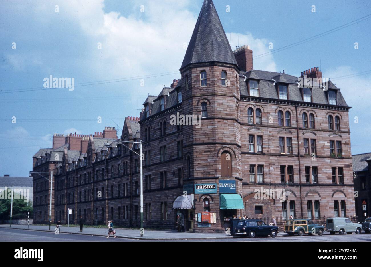 Devonshire Buildings, Barrow Island, Barrow-in-Furness, England c1964   Photo by The Henshaw Archive Stock Photo