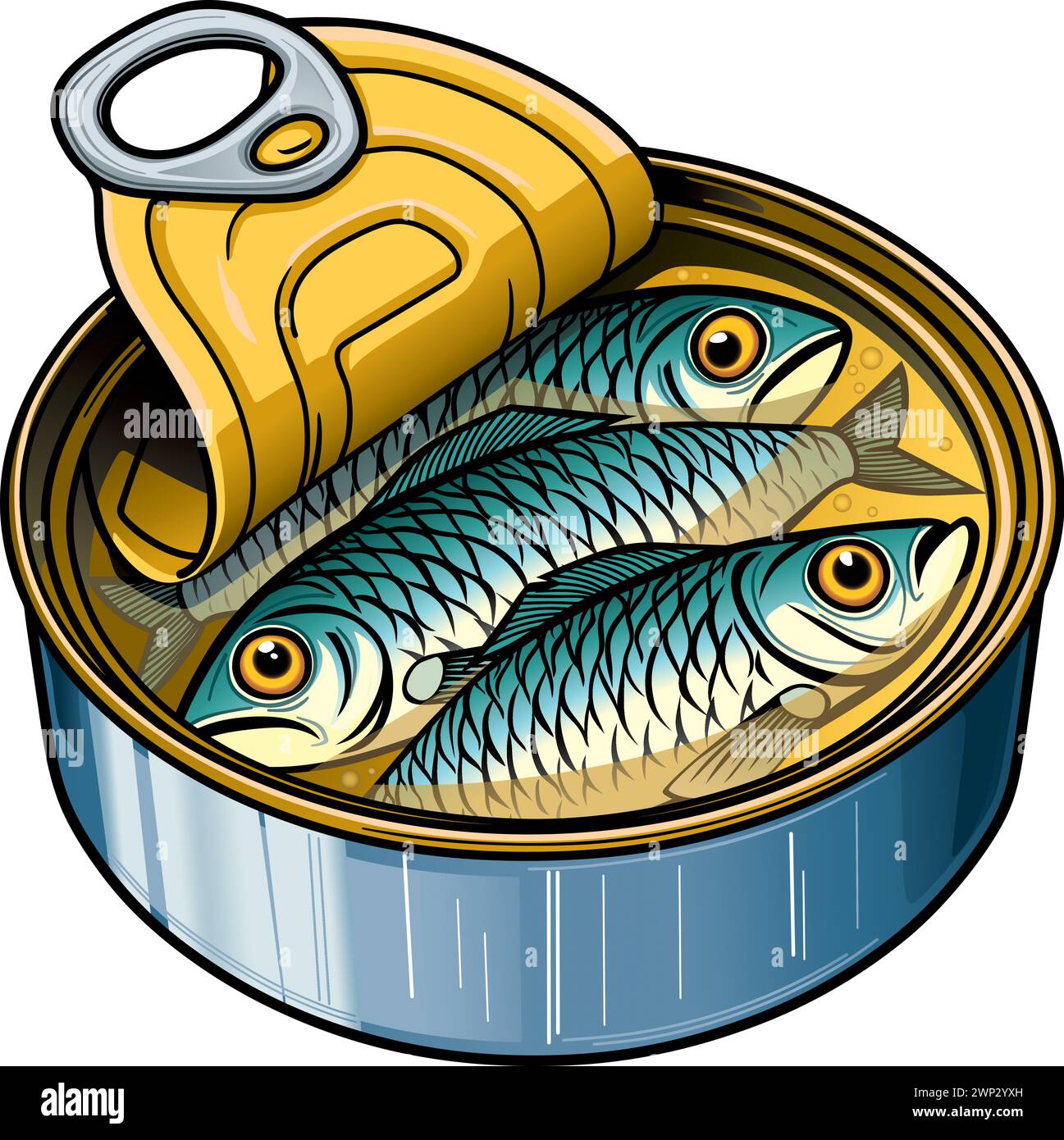 Inside tinned stock vector images alamy
