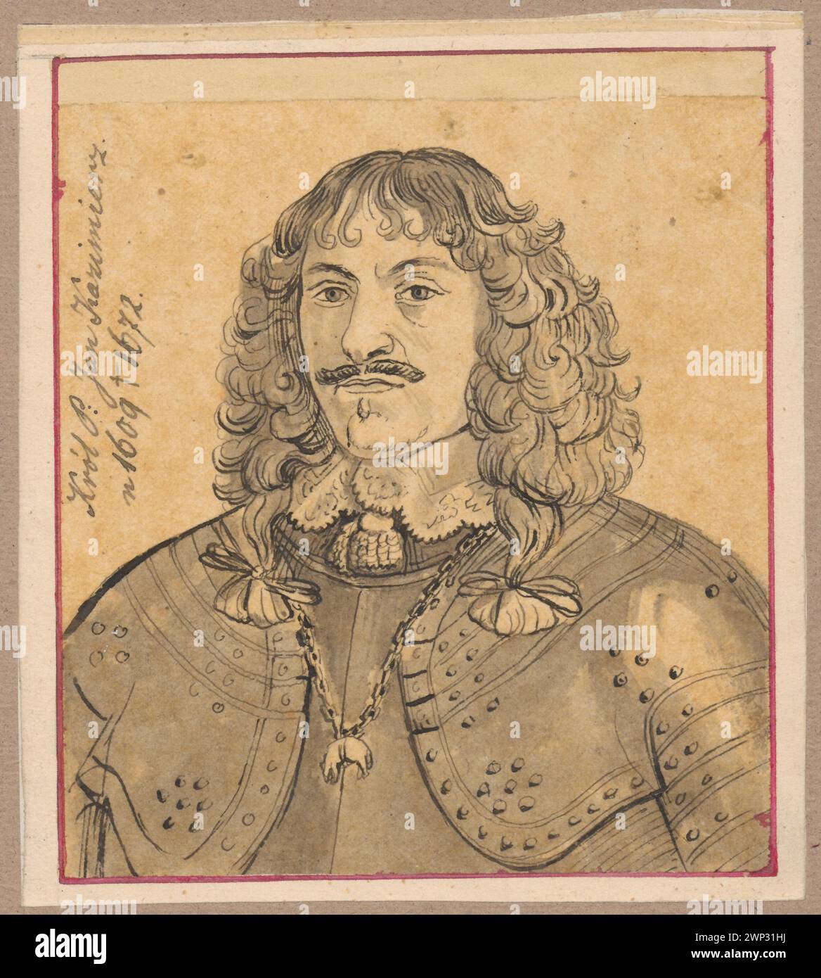 Jan kazimierz krol polski 1609 1672 ikonografia hi-res stock ...
