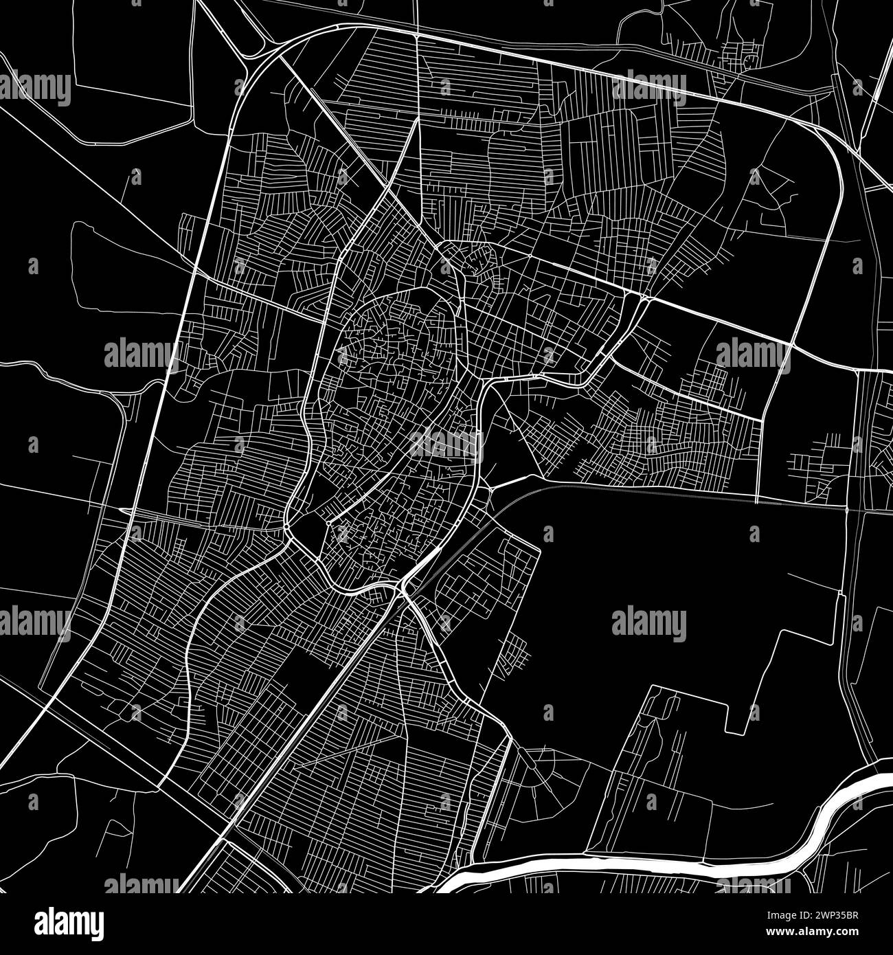 Map of el mahalla el kubra hires stock photography and images Alamy
