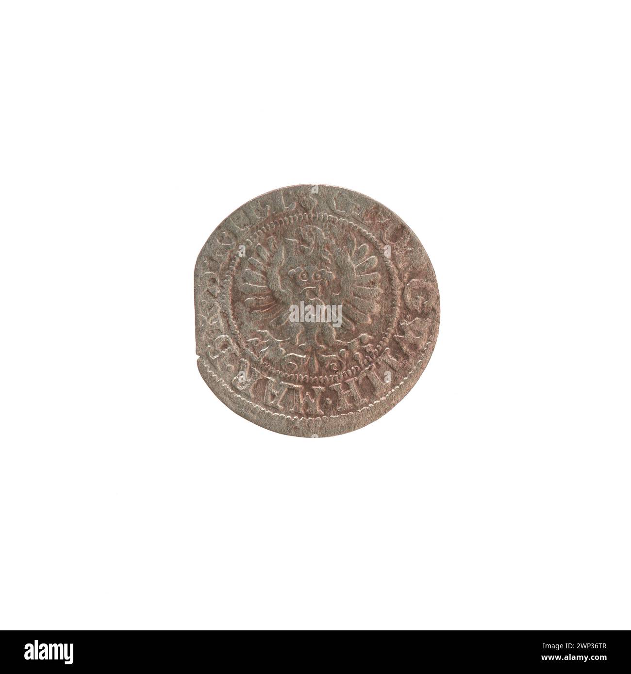 17th-century Szelg coin from 1626 by Ernest Pfahler, showing ...
