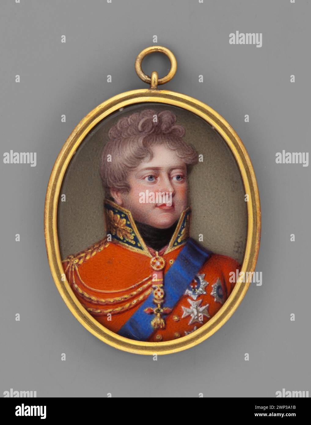 Jerzy IV Hanoverski (1762-1830) in a British general uniform. as a ...