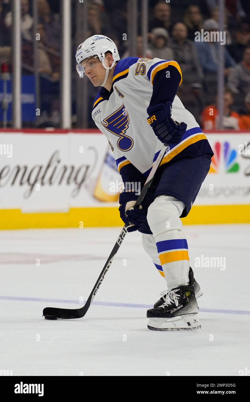 St. Louis Blues' Colton Parayko N Action During An NHL Hockey Game ...