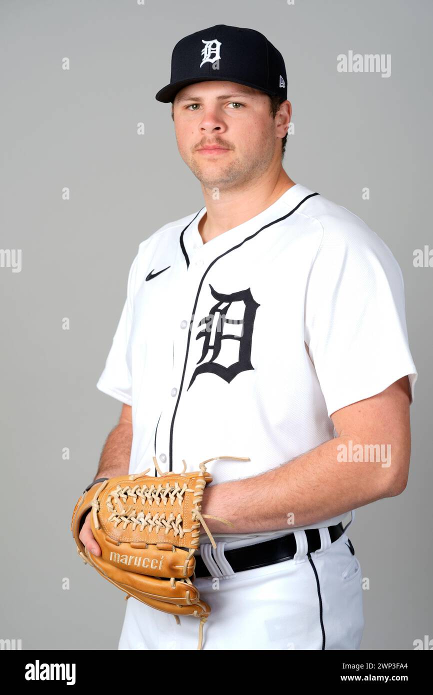 This is a 2024 photo of Bryant Hurter of the Detroit Tigers MLB