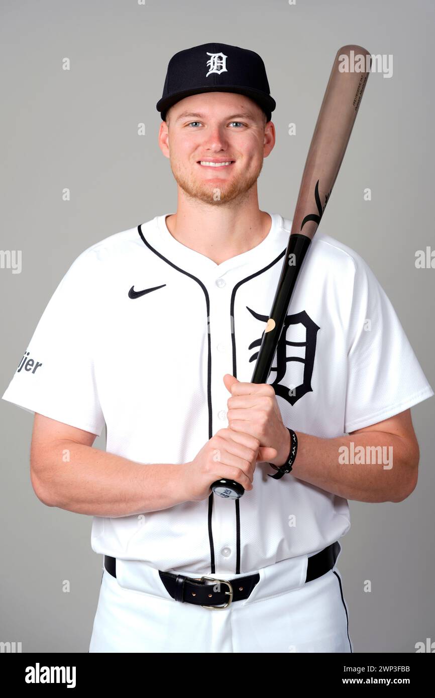 This is a 2024 photo of Parker Meadows of the Detroit Tigers MLB