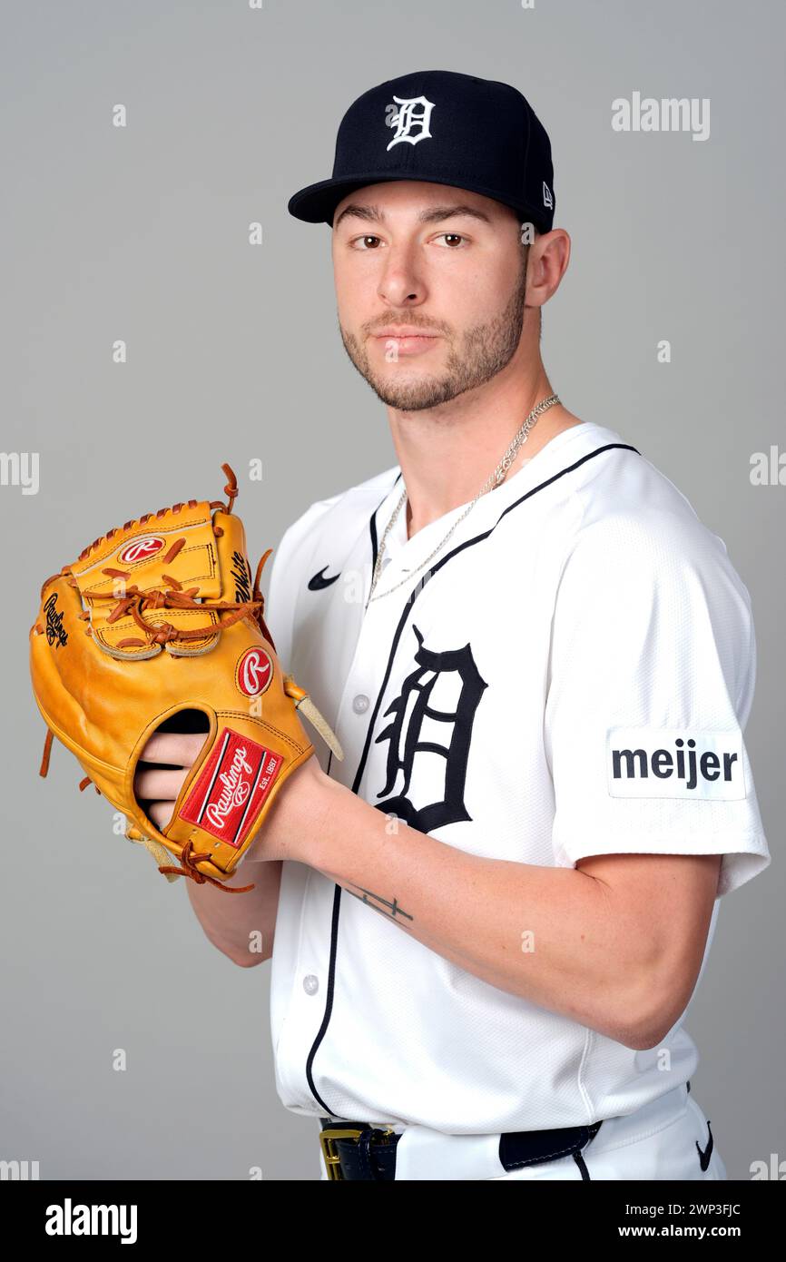 This is a 2024 photo of Brendan White of the Detroit Tigers MLB