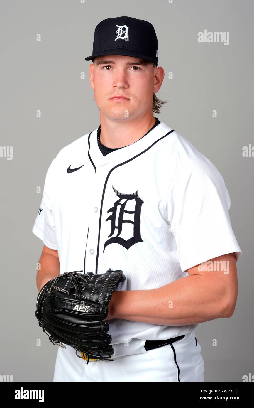 This is a 2024 photo of Tyler Holton of the Detroit Tigers MLB baseball