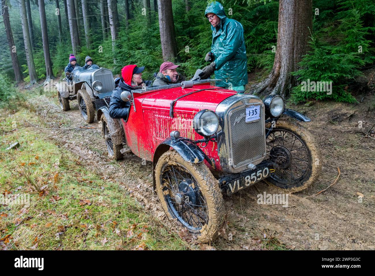 The Vintage Sports Car Club (V.S.C.C.) Members Taking Part In The Clubs ...