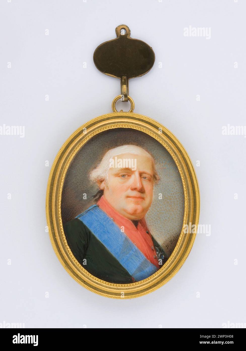Foreign Ruler Miniature portrait of Karol Ludwik, Duke of Baden, created by Domenico ...