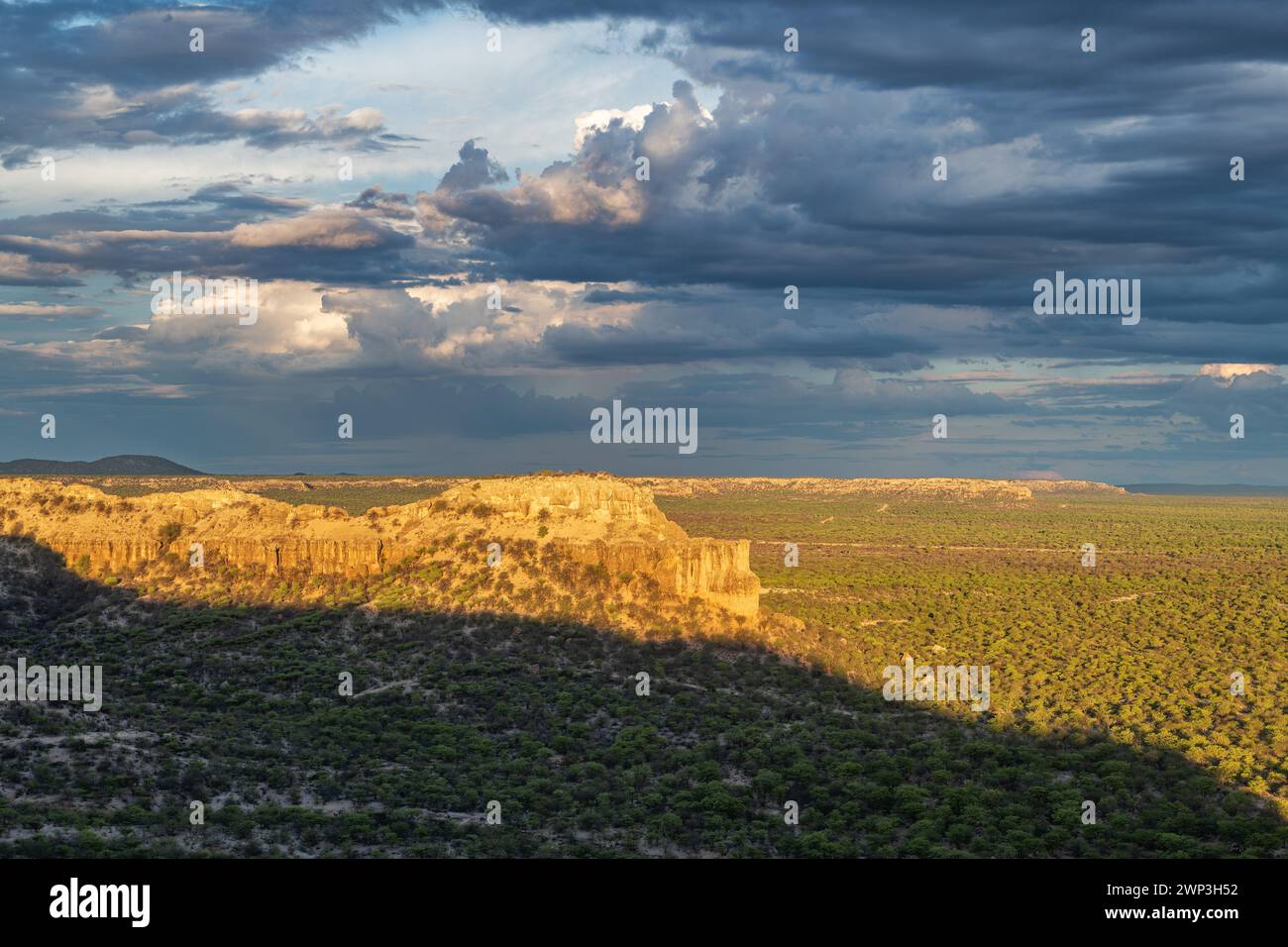 View of Ugab valley and terraces, Damaraland, Namibia Stock Photo