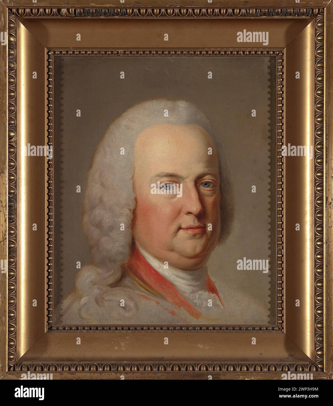 Portrait of Henryk Brühl (1700-1763), sketch; Bacciarelli, Marcello (1731-1818); 1758-1763 (1758-00-00-1763-00-00);unknown, collection Stock Photo