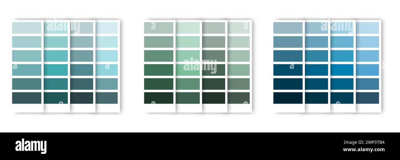 Abstract blue turquoise palette for digital wallpaper design. Vector illustration. stock image. EPS 10. Stock Vector