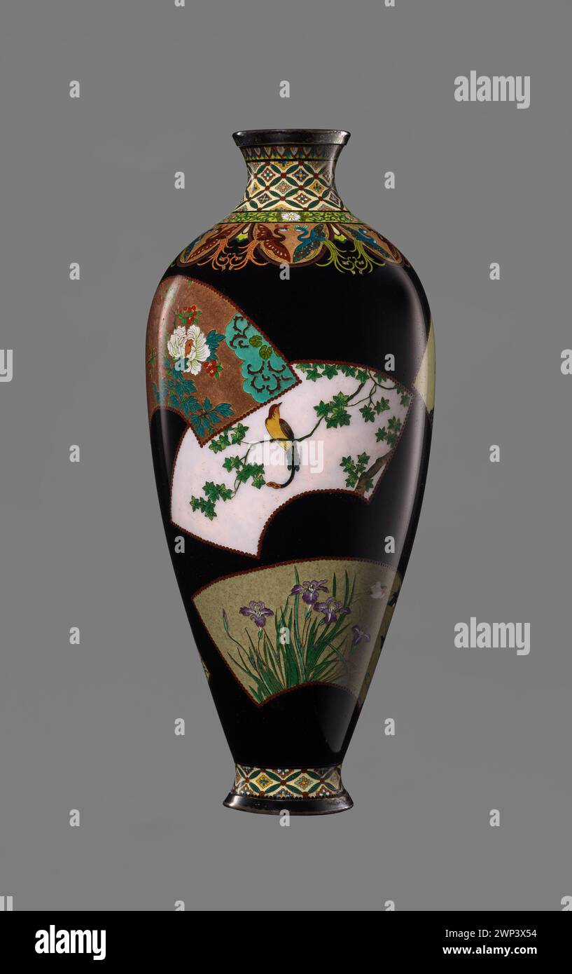 Vase; Namikawa, Yasuyuki (1845-1927); around 1890-1905 (1890-00-00-1905-00-00); Stock Photo