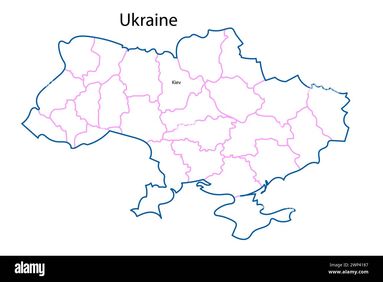 Contours map ukraine region. Ukrainian nation. Ukraine map. Vector ...