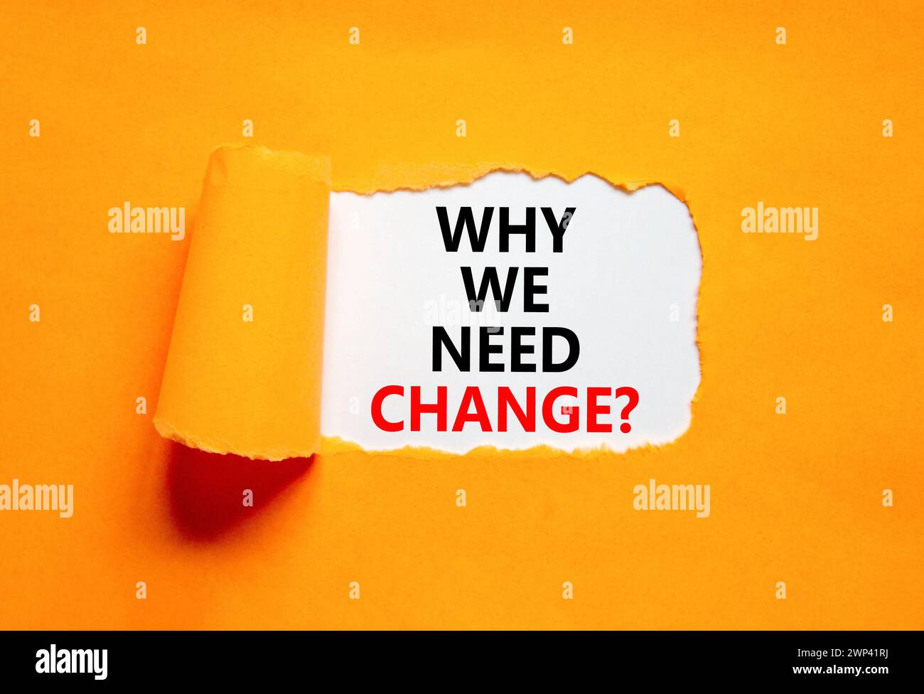 Why we need change symbol. Concept words Why we need change on