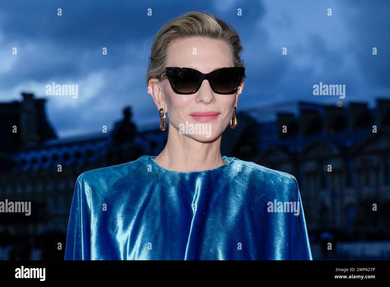 Cate Blanchett arrives for the Louis Vuitton Fall/Winter 20242025