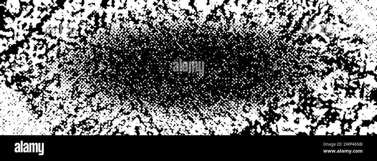 An abstract black and white halftone grunge texture background image ...