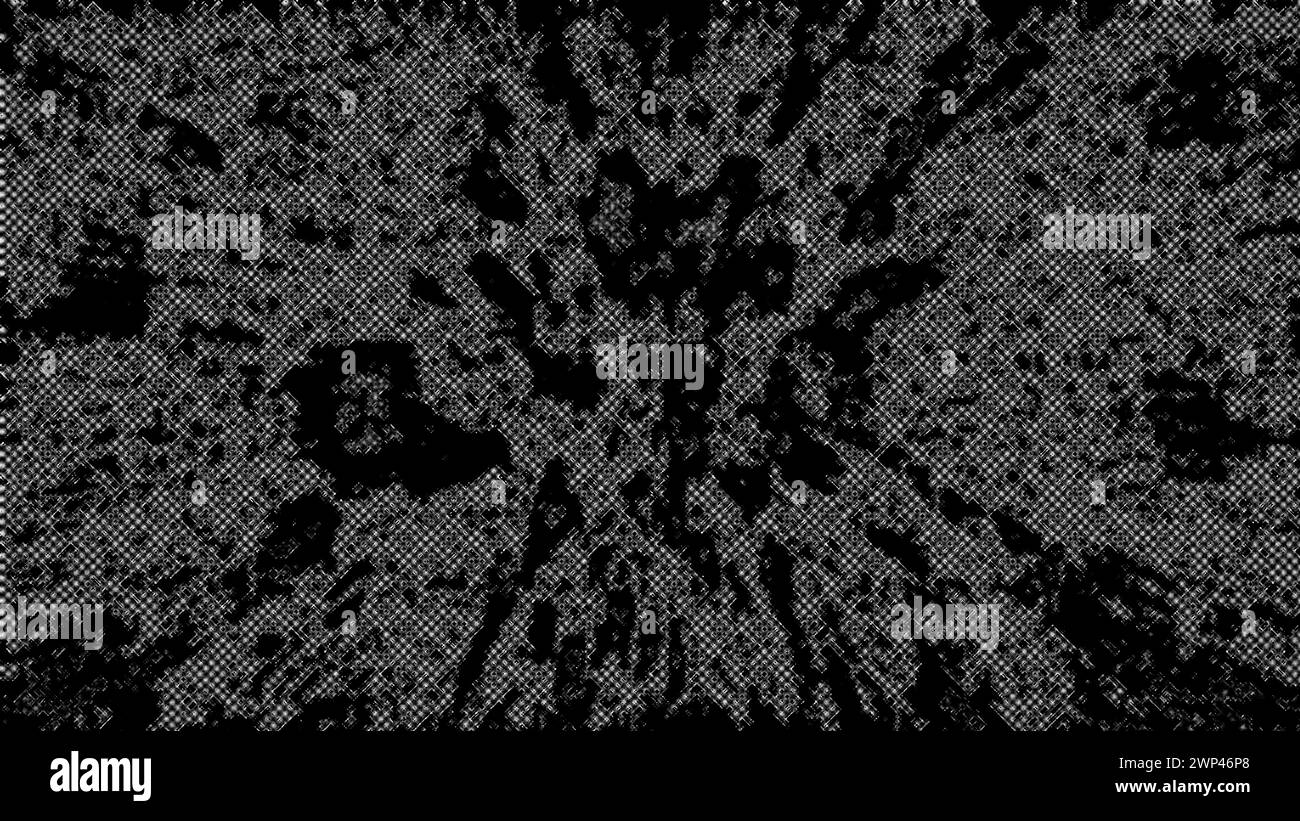 An abstract black and white halftone grunge texture background image ...
