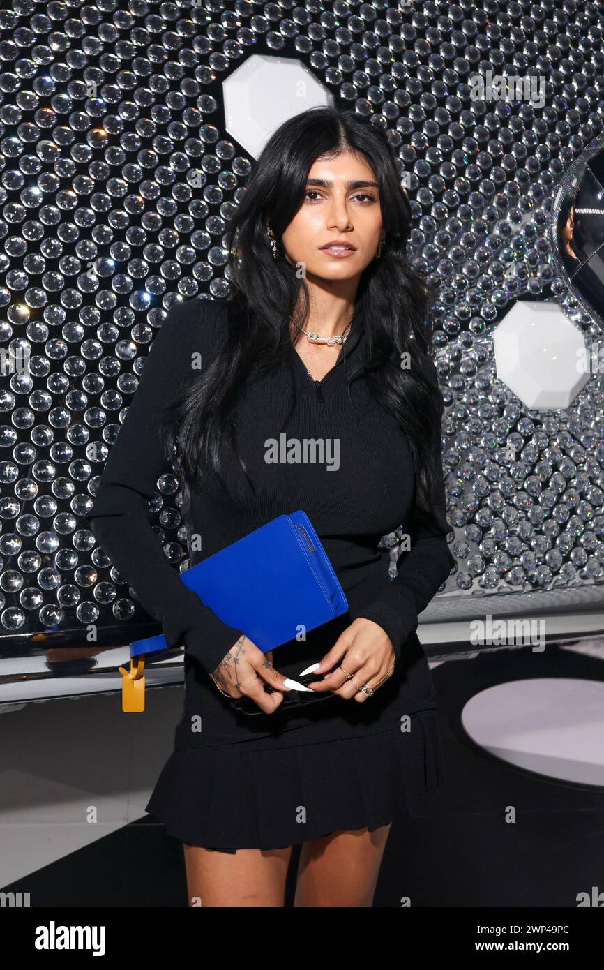 Mia Khalifa attends the OffWhite Fall/Winter 20242025 readytowear