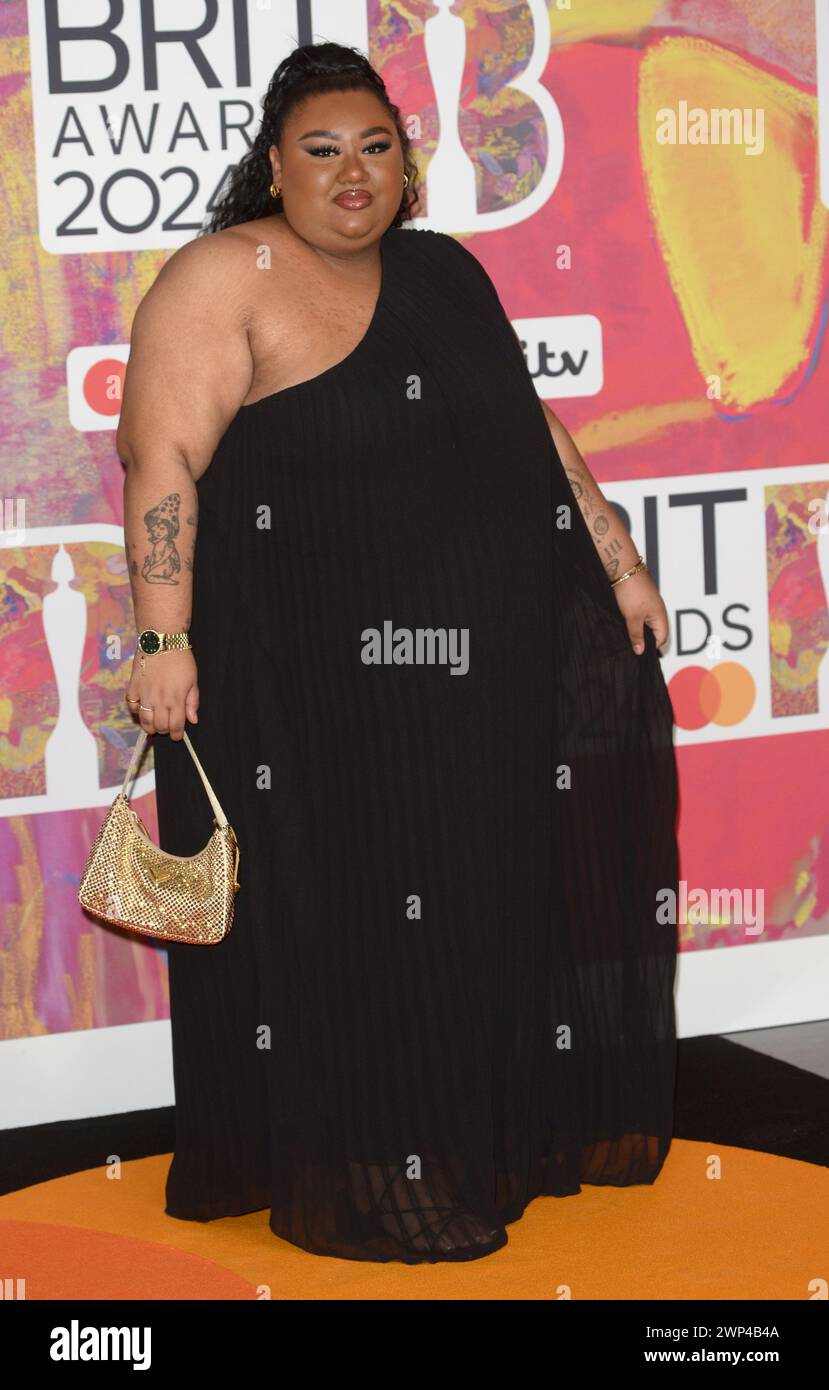 Photo Must Be Credited ©Alpha Press 078237 02/03/2024 Miah Carter at The BRIT Awards 2024 in London Stock Photo
