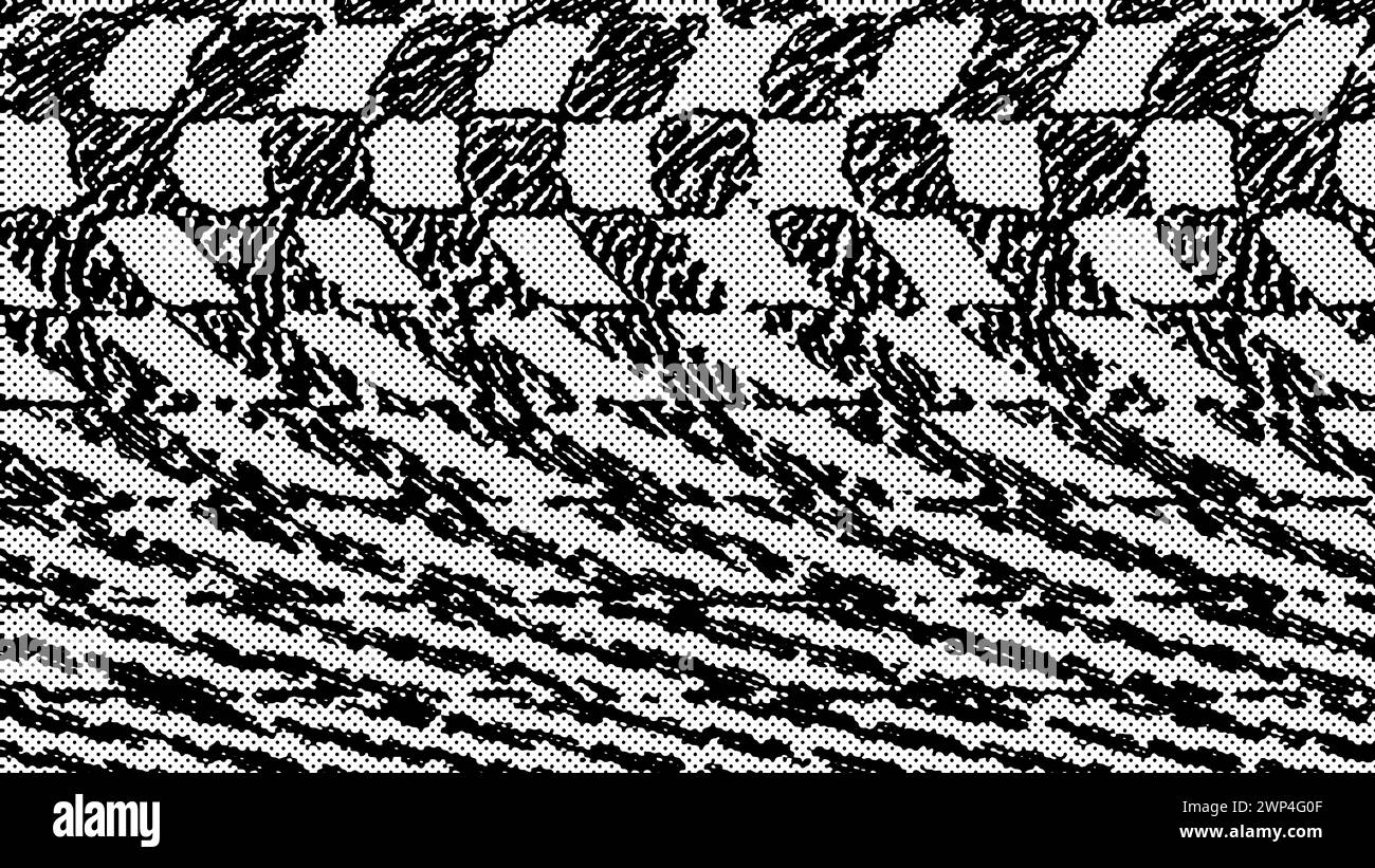 An abstract black and white halftone grunge texture background image ...
