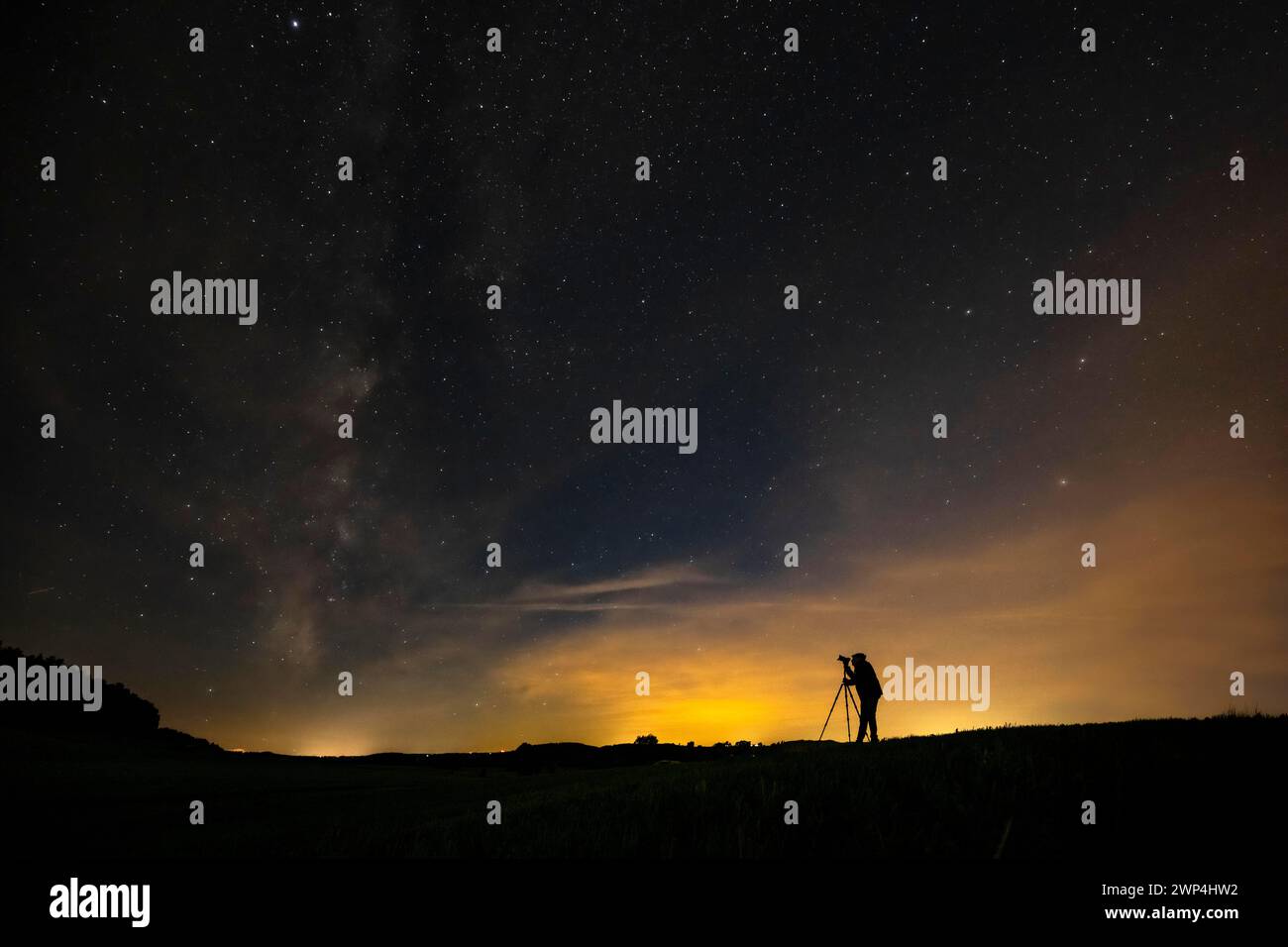 Starry sky at night in bavaria hi-res stock photography and images - Alamy