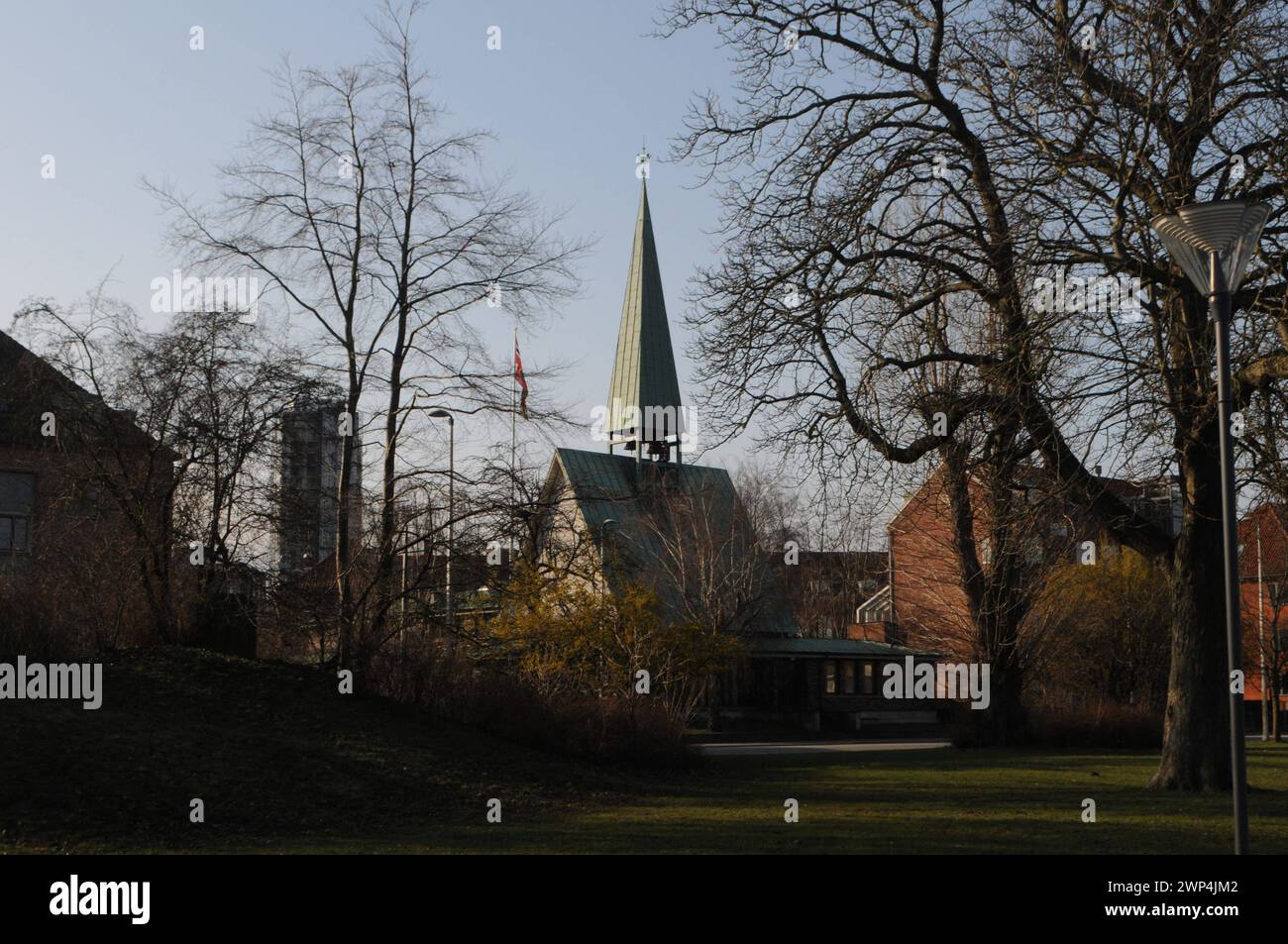 Copenhagen, Denmark /05 March 2024/Sailor nowegian church building in
