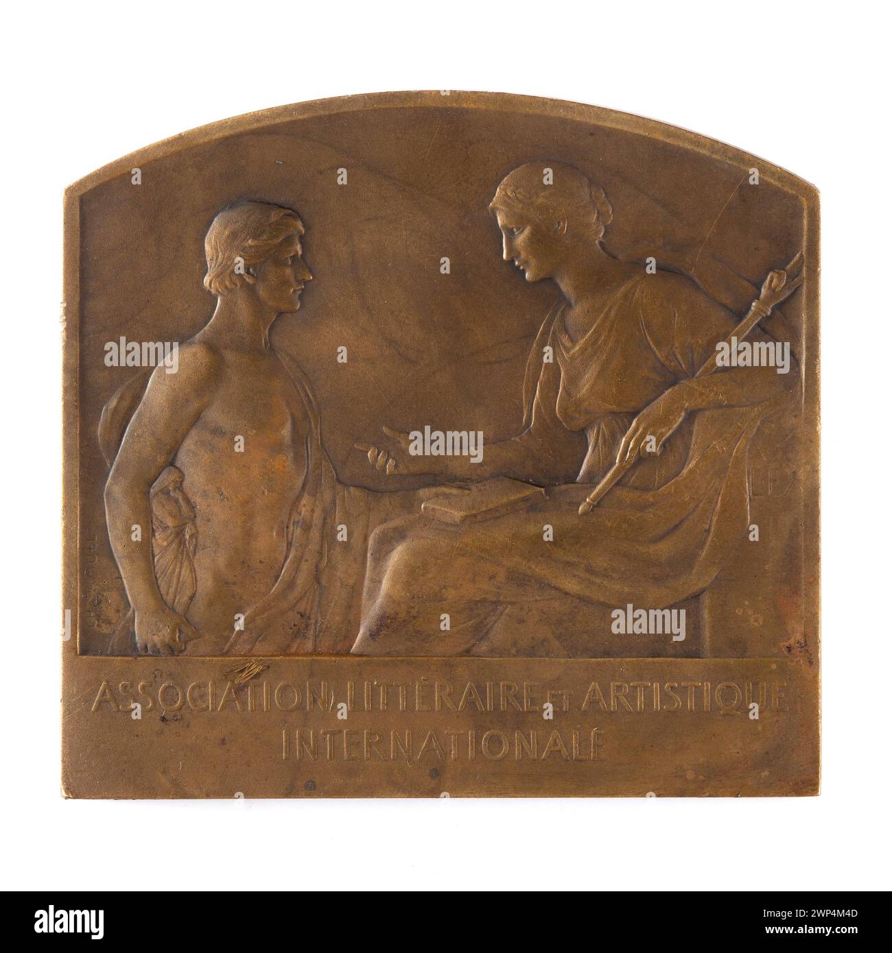 plaque 50 years of the International Literary and Artistic Society