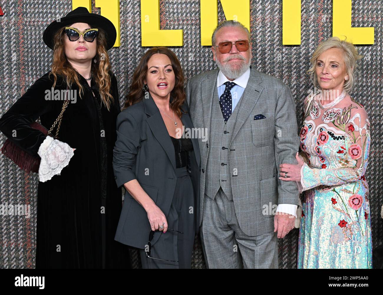 London UK March 5th 2024 Jaime Winstone Ray Winstone And Elaine London UK March 5th 2024 Jaime Winstone Ray Winstone And Elaine