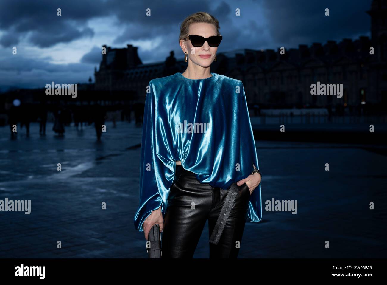 Cate Blanchett arrives for the Louis Vuitton Fall/Winter 20242025