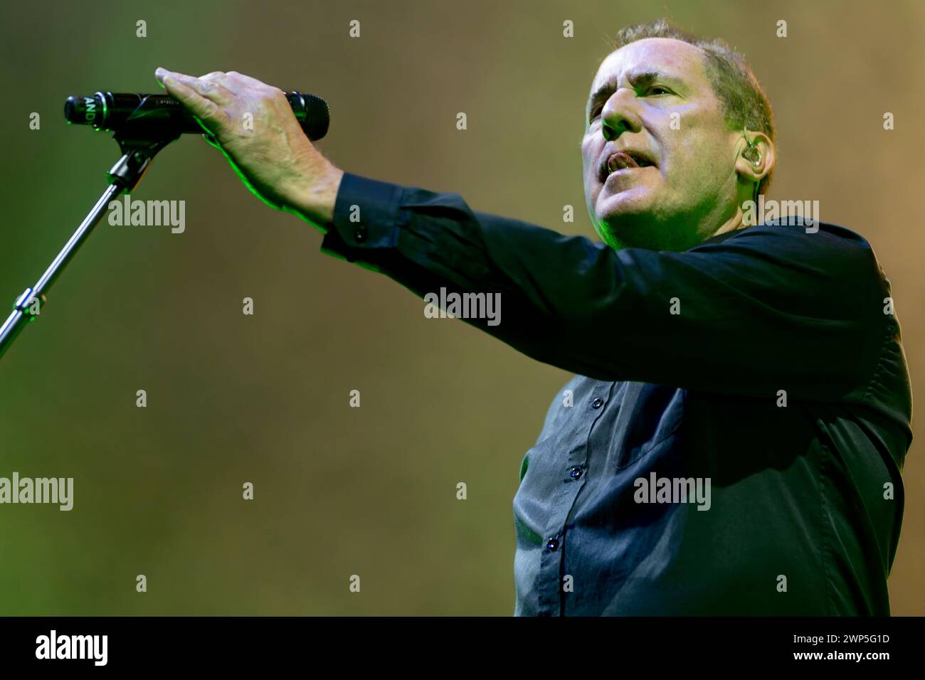 LEEDS, UK. 5th March 2024. OMD, Bauhaus Staircase Tour. Lead singer