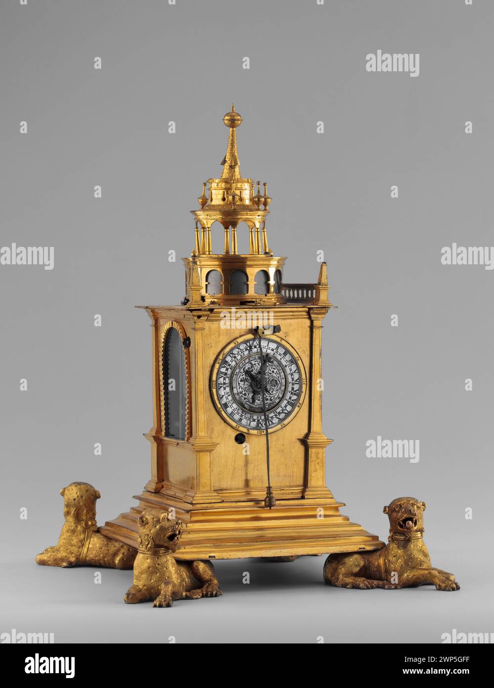 A clock;  1 after XVII W (1600-00-00-1649-00-00);Szwarc, Szymon (1884-197.) - collection, lions, purchase (provenance) Stock Photo