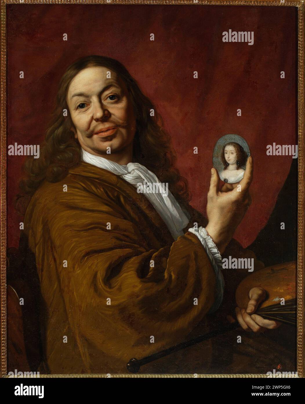 Self-portrait by Bartholomeus van der Helst, 17th century, depicting ...