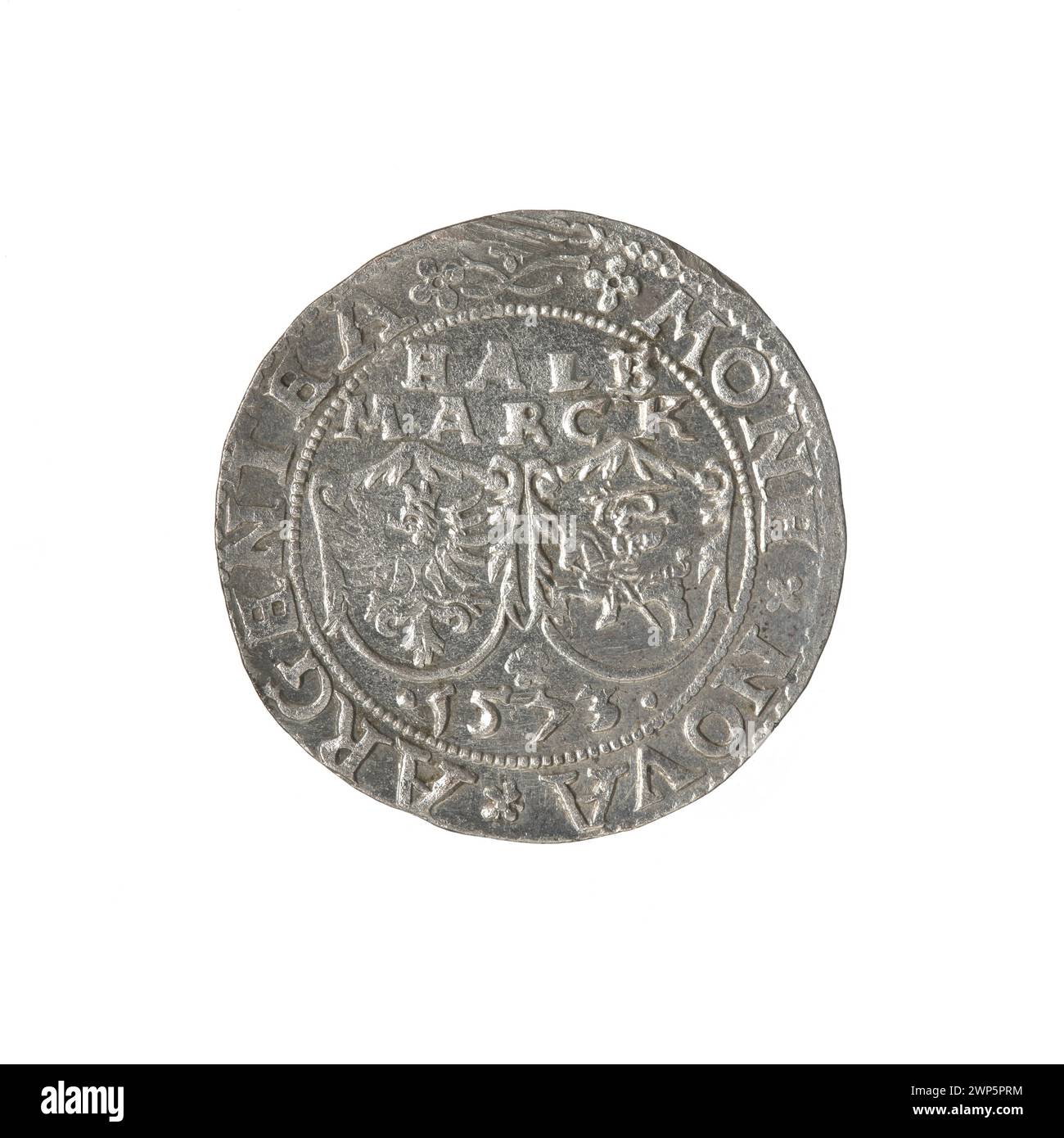 Latin (a fine) Livonian; Zygmunt II August (Polish king; 1544-1572), Chodkiewicz, Jan Hieronimowicz (Ca 1537-1579), Iberfeld, Walentyn (Fl. 1572-1573), Hi Cza, Jakub (Fl. 1572-1573); 1573 (1573-00-00-1573-00-00); Stock Photo
