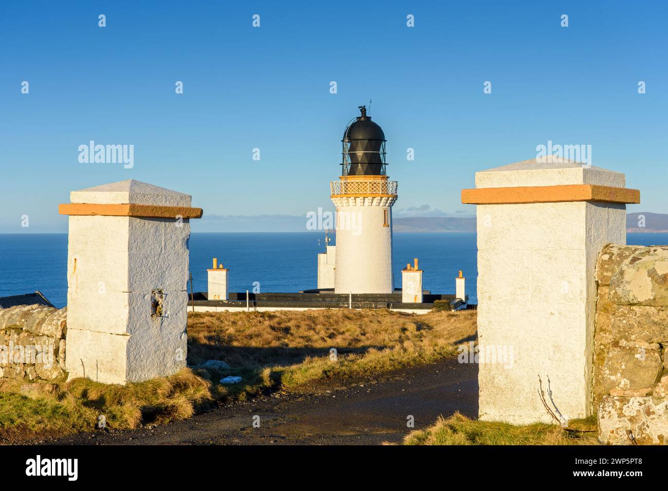 The lighthouse at Head, most northerly point of the British