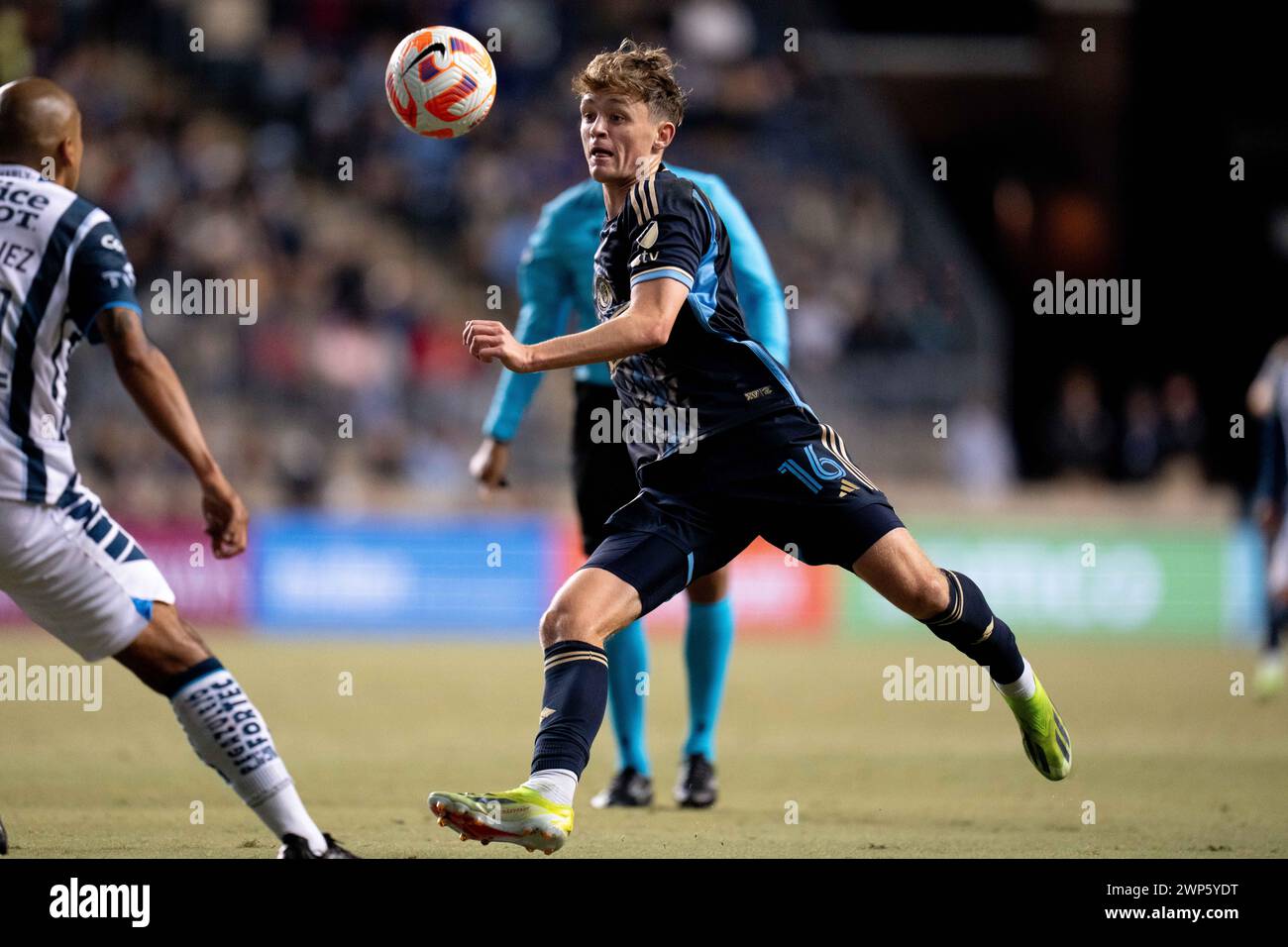 March 05, 2024 Philadelphia Union Midfielder Jack McGlynn (16) passes
