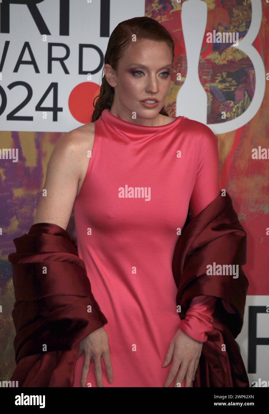 London, UK. Jess Glynne at the BRIT Awards 2024. The O2 Arena. 2nd ...