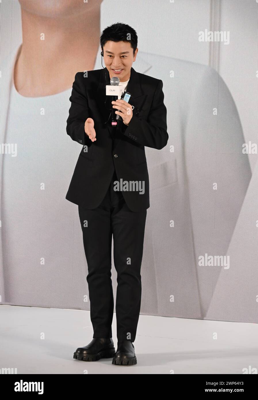 Chinese actor Jia Nailiang attends an activity in Shanghai China 3rd